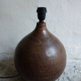 Foot of Lamp Ball in Hammered Metal 70s