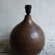 Foot of Lamp Ball in Hammered Metal 70s