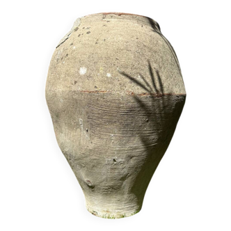 Ancient terracotta pottery jar from the 19th century