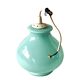 Suspension vintage en opaline verte