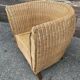 Vintage gondola chair in rattan