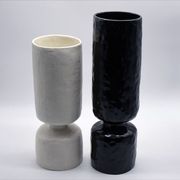 Pompeo Pianezzola pair of ceramic vases from Nove 1970s