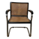 Marcel Breuer style  armchair molded cane seat