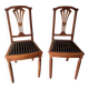 Chaise assise tissu