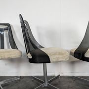 Set of 4 Space Age chairs by Brody