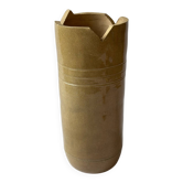 Vase en céramique brutaliste vintage