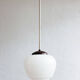 Czechoslovak bakelite hanging school lamp, 1960s