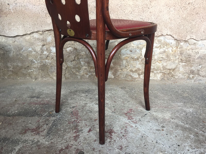 Bistro armchairs, bentwood, Scheepers, made in Belgium