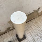Set of 4 marble columns or pedestals.