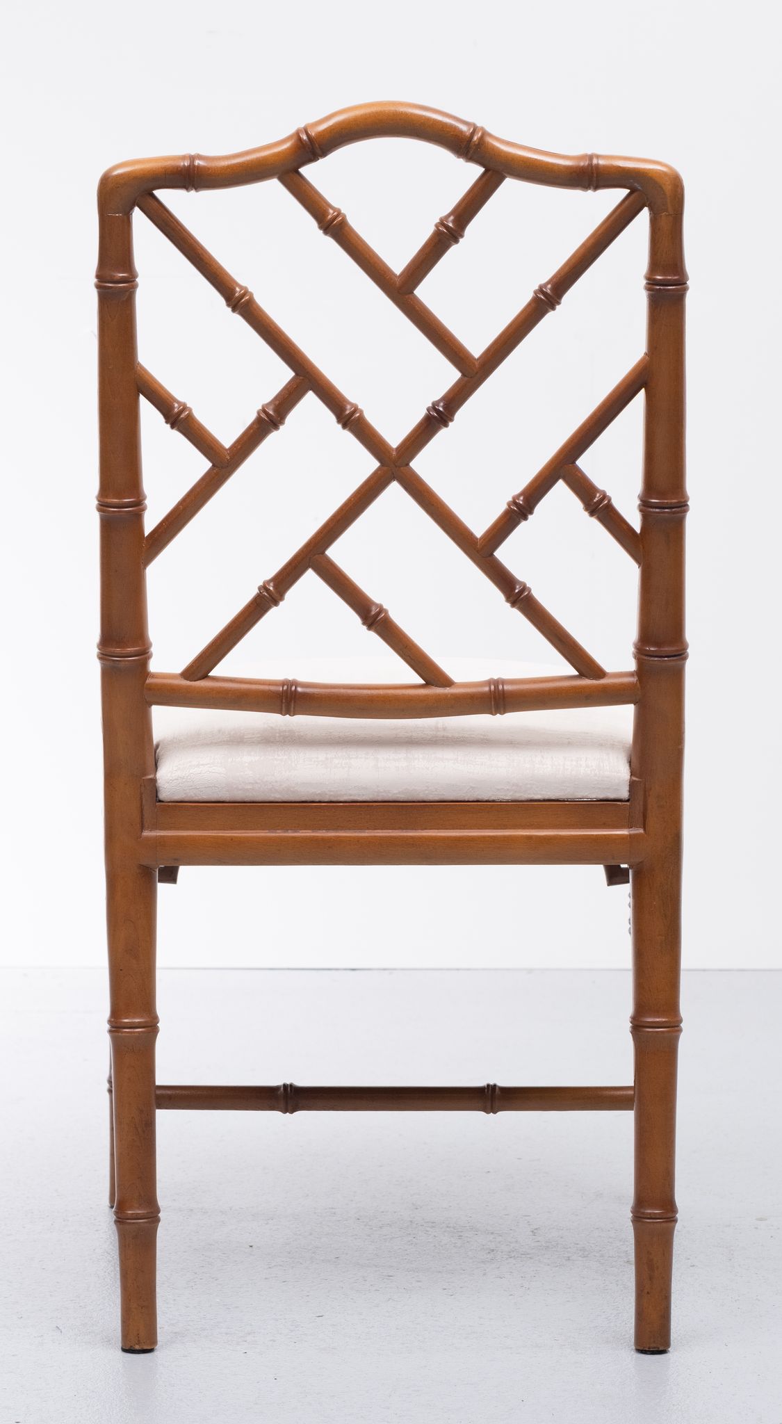 Chaises chinoises en faux bambou de style Chippendale du 20ème siècle