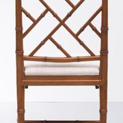 Chaises chinoises en faux bambou de style Chippendale du 20ème siècle