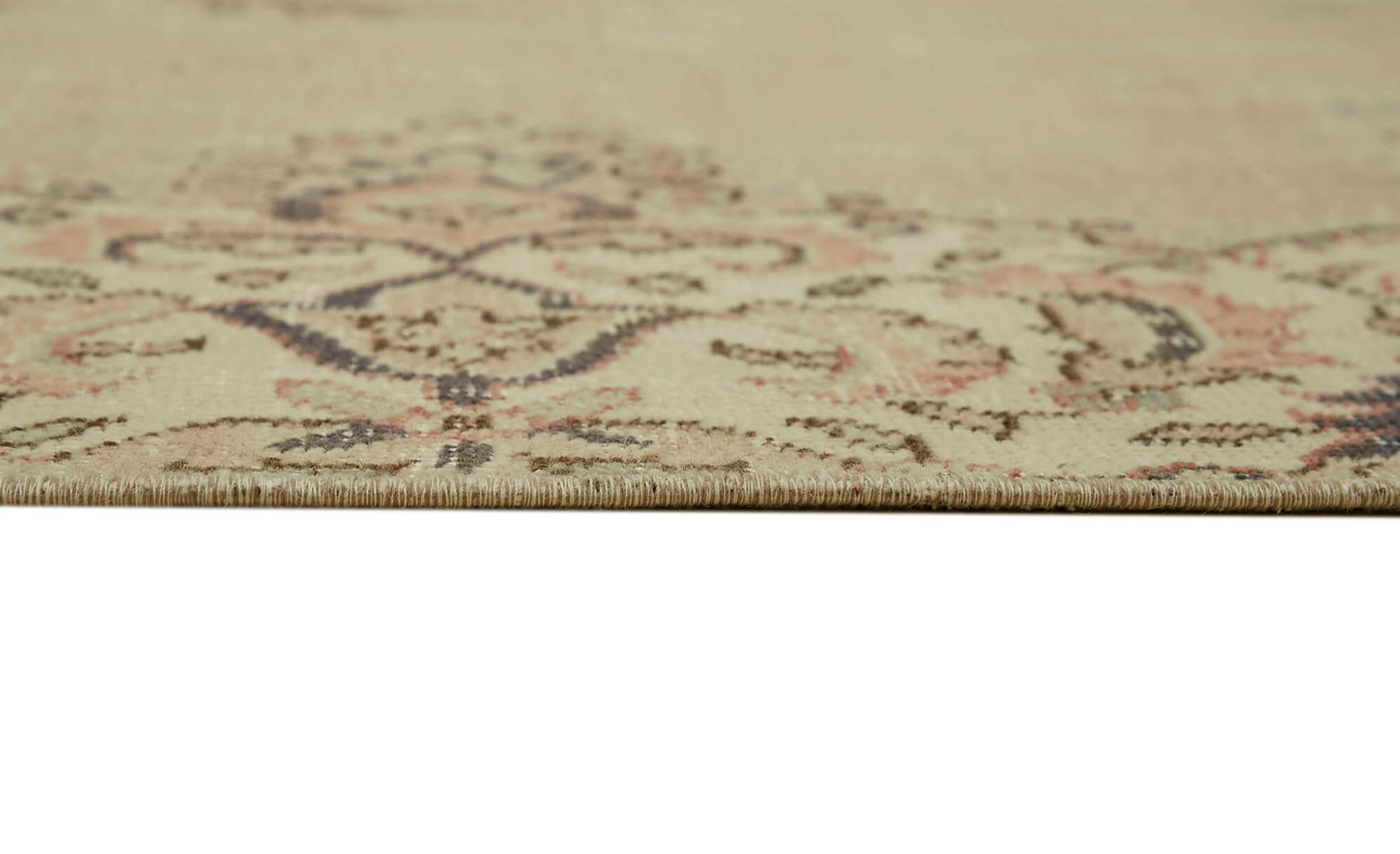 Tapis en laine 240 cm x 372 cm laine beige
