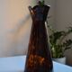 Vintage leopard pattern speckled glass vase or jug attributed to Murano