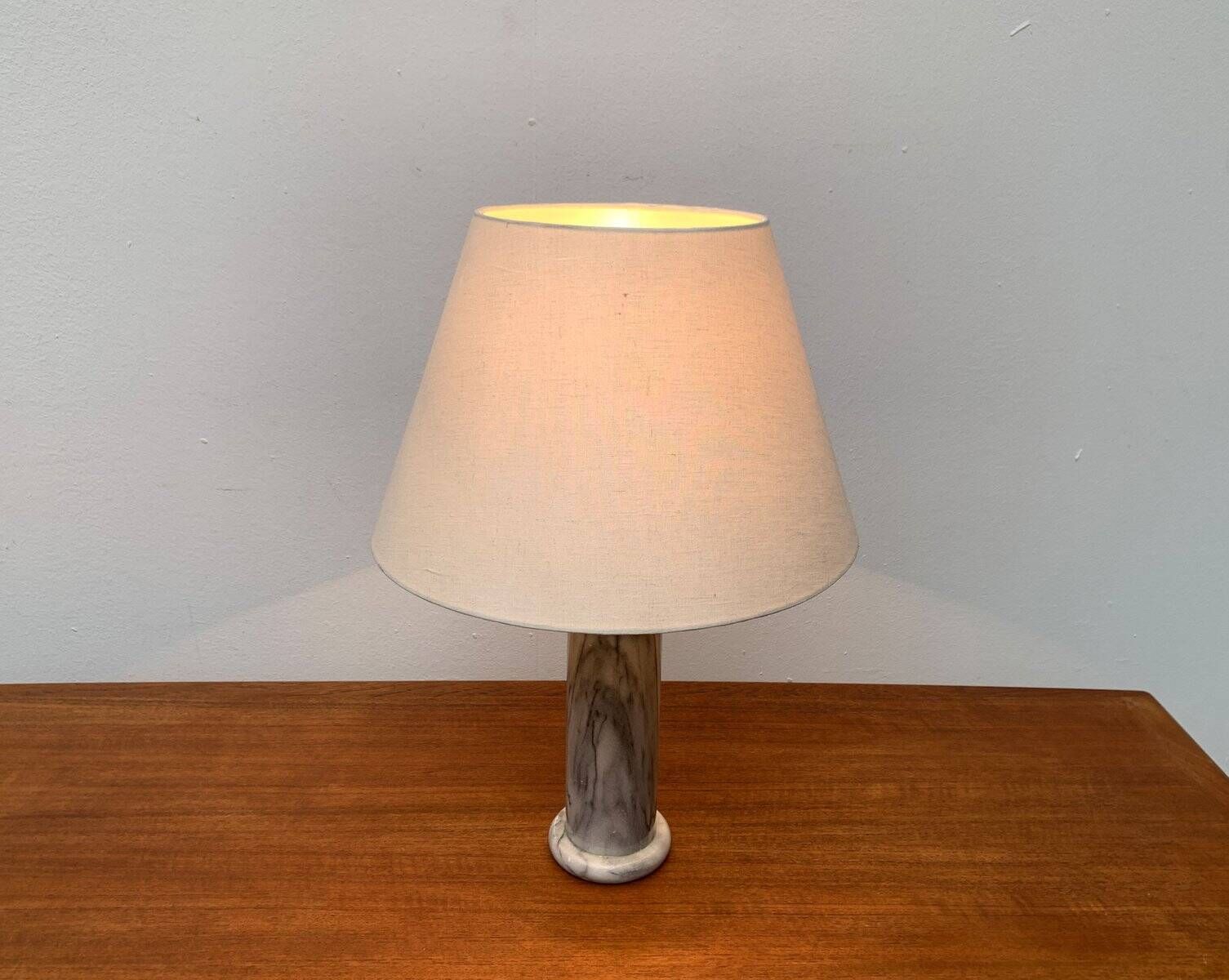Lampe de table en marbre postmoderne vintage d'Ikea, années 1980