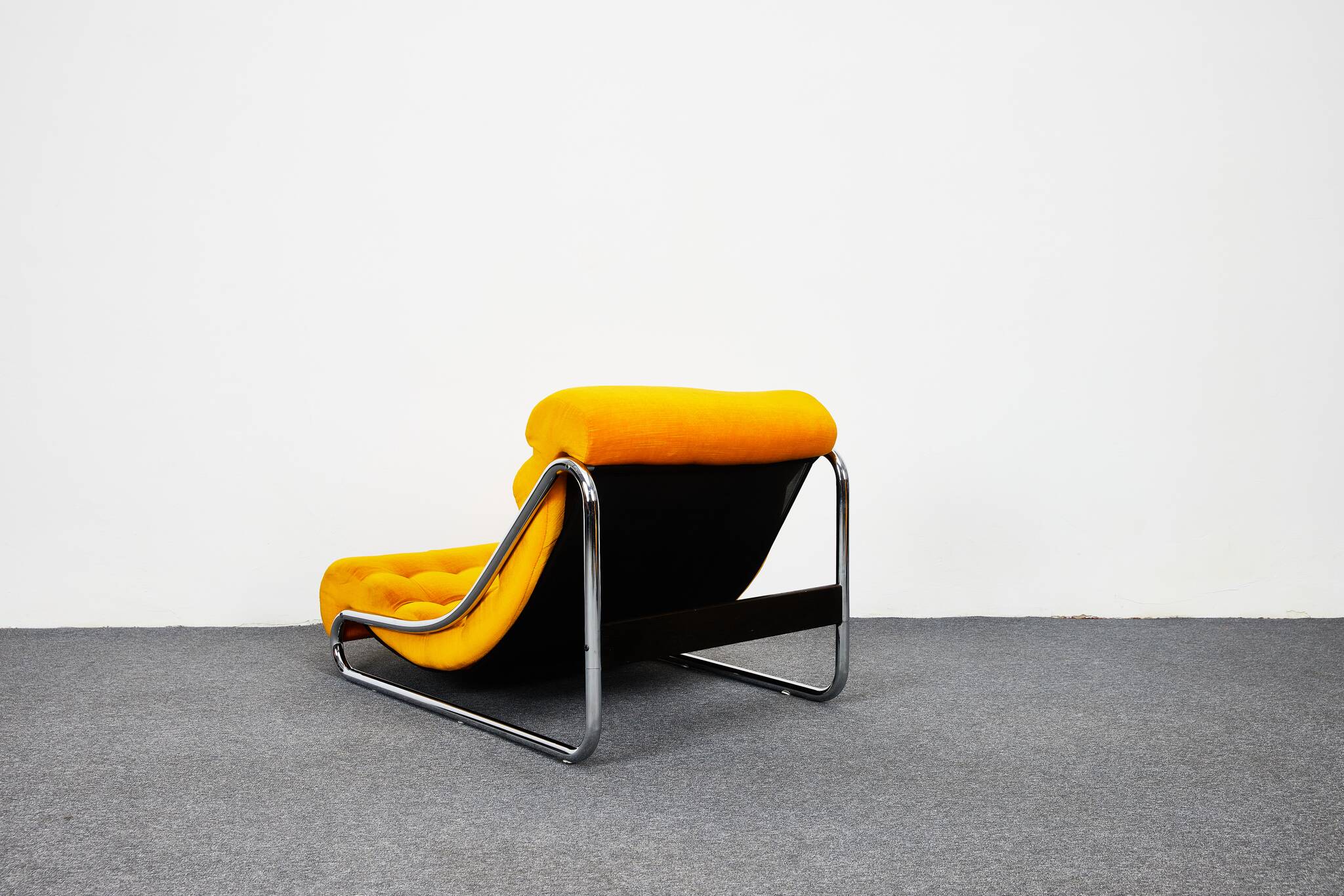 Fauteuil lounge vintage Impala jaune par Gillis Lundgren pour IKEA, Suède, 1972