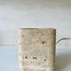 Lampe de chevet en travertin italien vintage