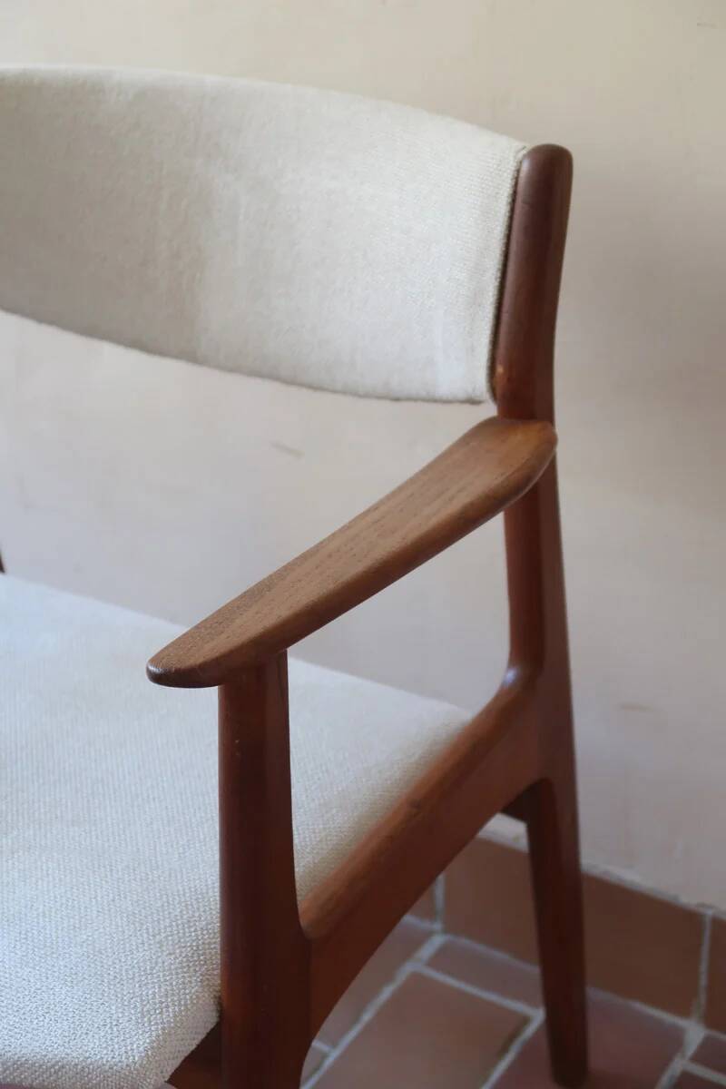 Vintage Scandinavian armchair in teak, 1960s