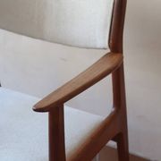 Fauteuil scandinave vintage en teck, années 60