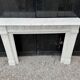 Louis XVI Style Fireplace In Carrara Marble Circa 1880