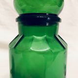 Maxwell 1960s apothecary-style green glass jar