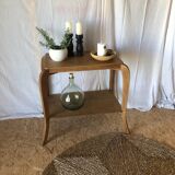 Old rectangular pedestal table