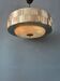 Mid-century crystal glass UFO pendant light