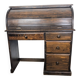 Bureau à cylindre en bois vintage