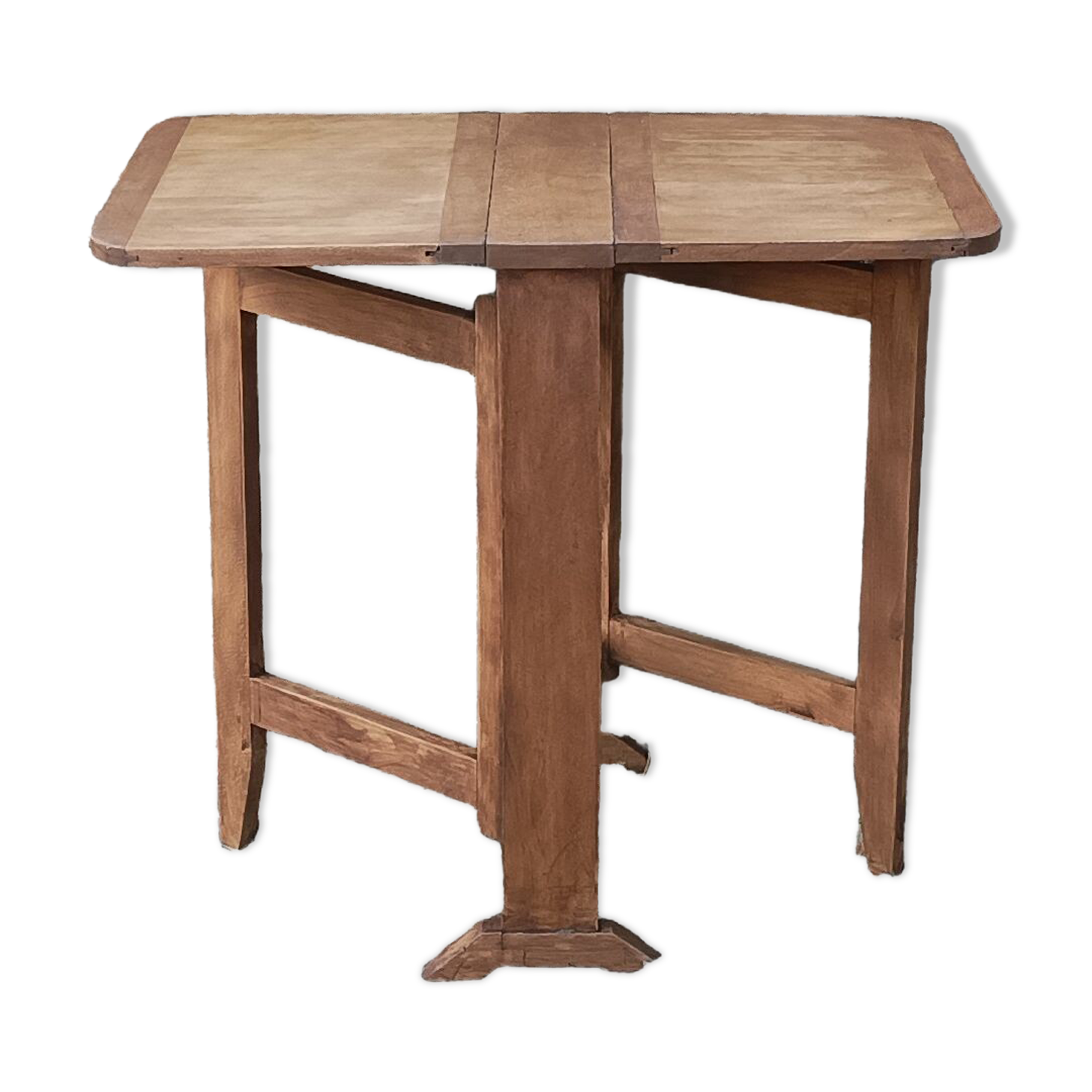 Old wooden table with double swings