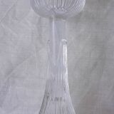 Pair of glass candlesticks