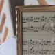 Gold metal photo frame