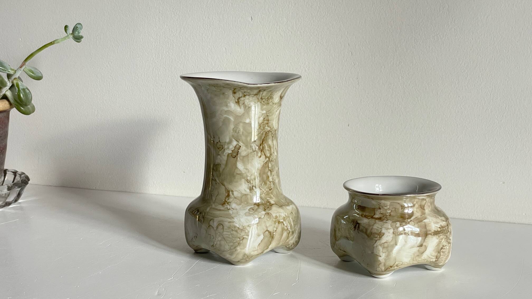 VASES Karolina Porcelaine Pologne ANNEES 70/80