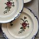 Set of 5 polychrome plates "Velars" Longchamp