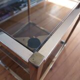 Belgo chrom side tables from the 70s