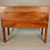 19th century walnut and burl walnut stepped desk