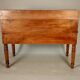 19th century walnut and burl walnut stepped desk