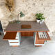 Bureau en teck