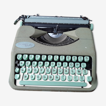 Mythical typewriter "Hermès Baby", lime green, 1950s