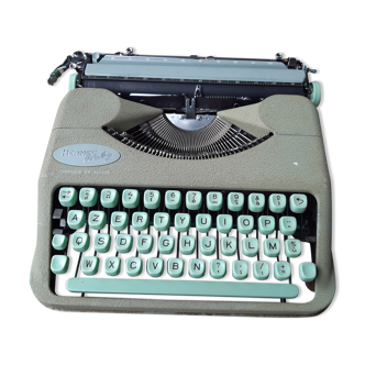 Mythical typewriter "Hermès Baby", lime green, 1950s