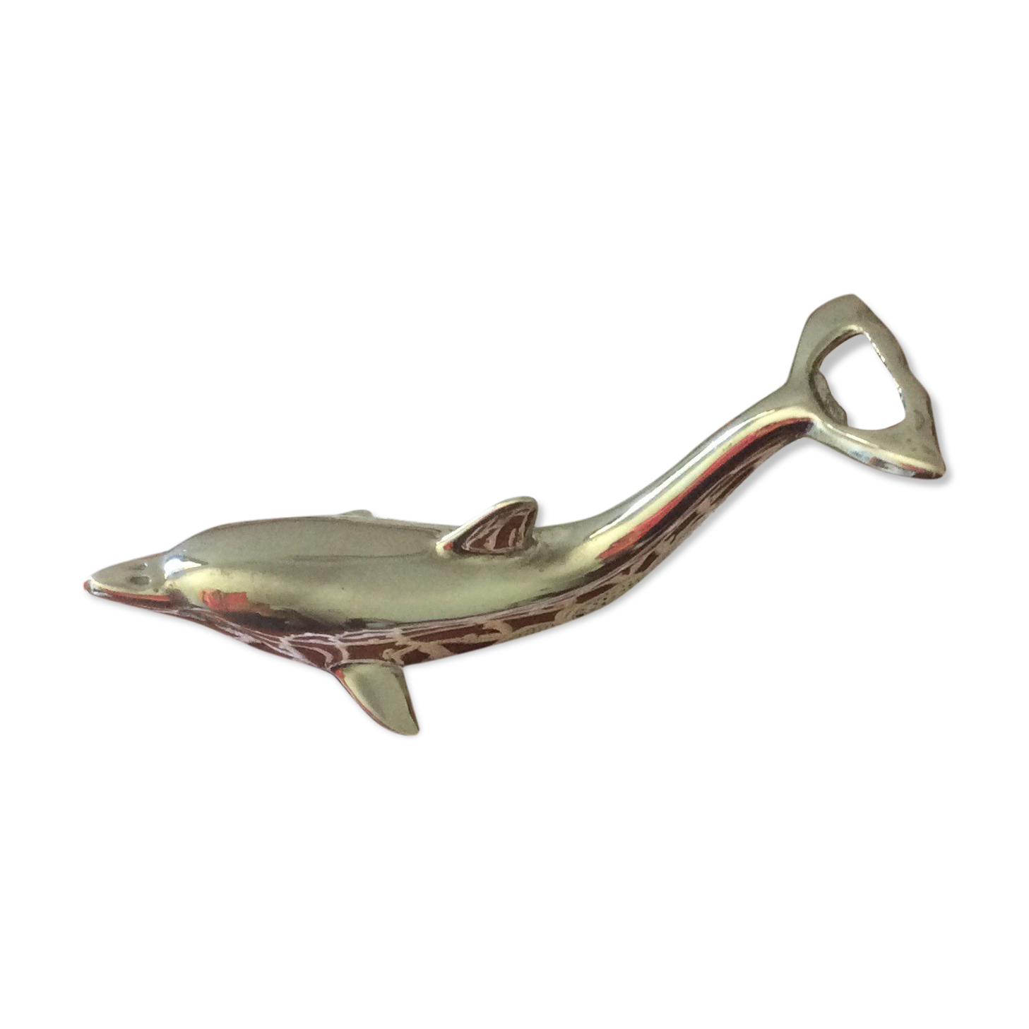 Bottle opener and bottle opener silver metal - vintage