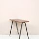 Wooden and metal coffee table