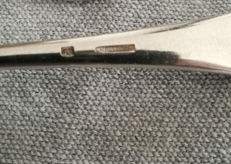 Set of christofle spoons and forks