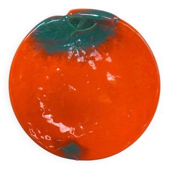 Orange plate