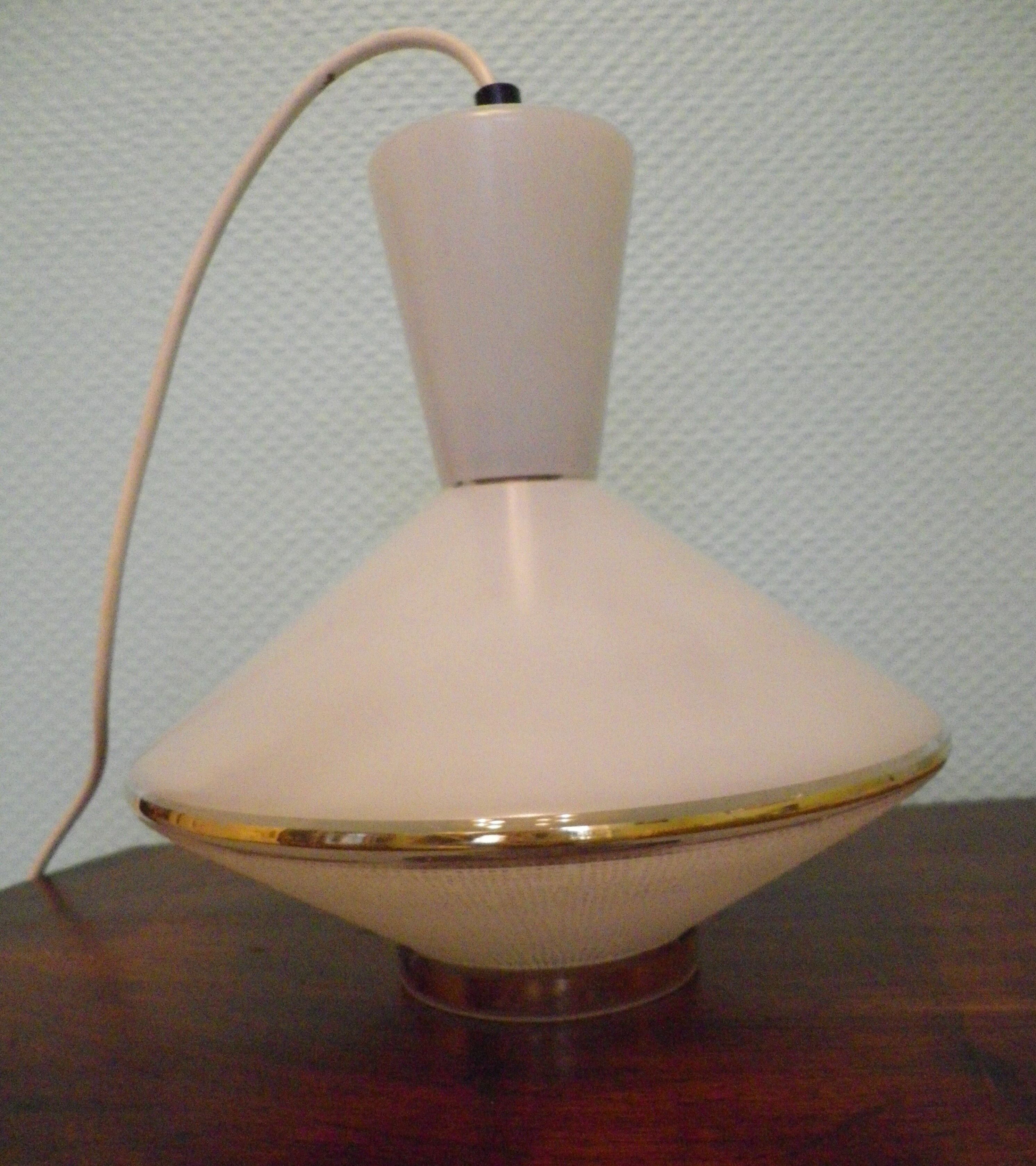 Vintage diabolo pendant lamp 1950/1960 Scandinavian design