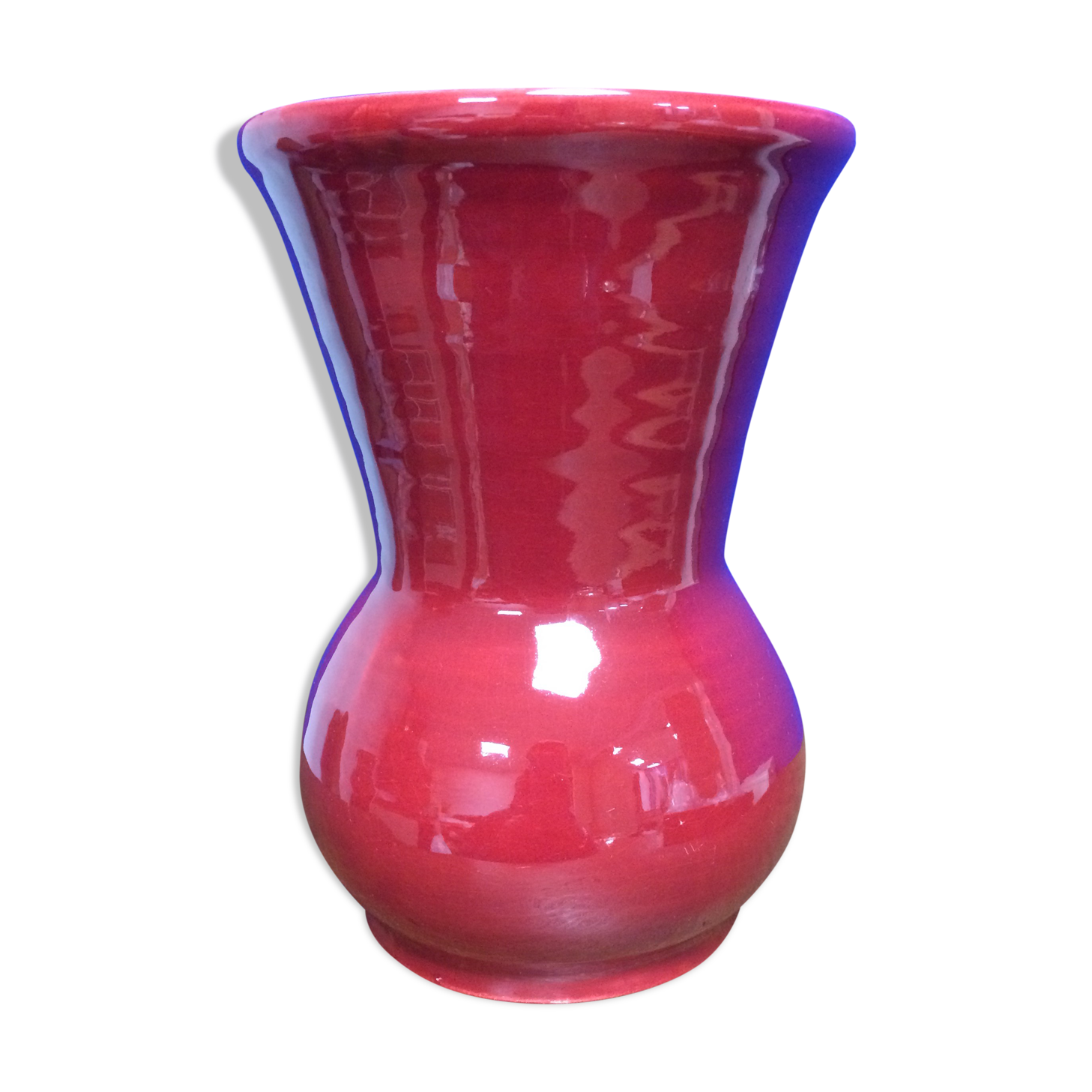 Vintage red vase