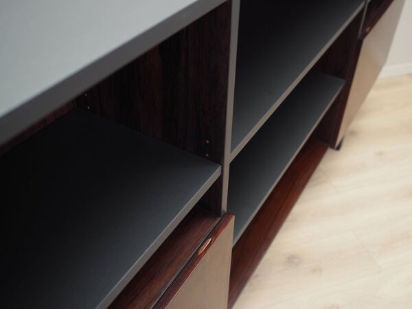 Bibliothèque en palissandre, design danois, années 1970, designer : Ib Kofod Larsen