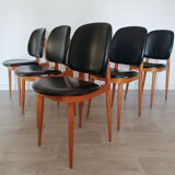 6 chaises modèle Pégase pour Baumann