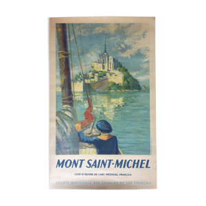 Affiche originale Mont Saint-Michel