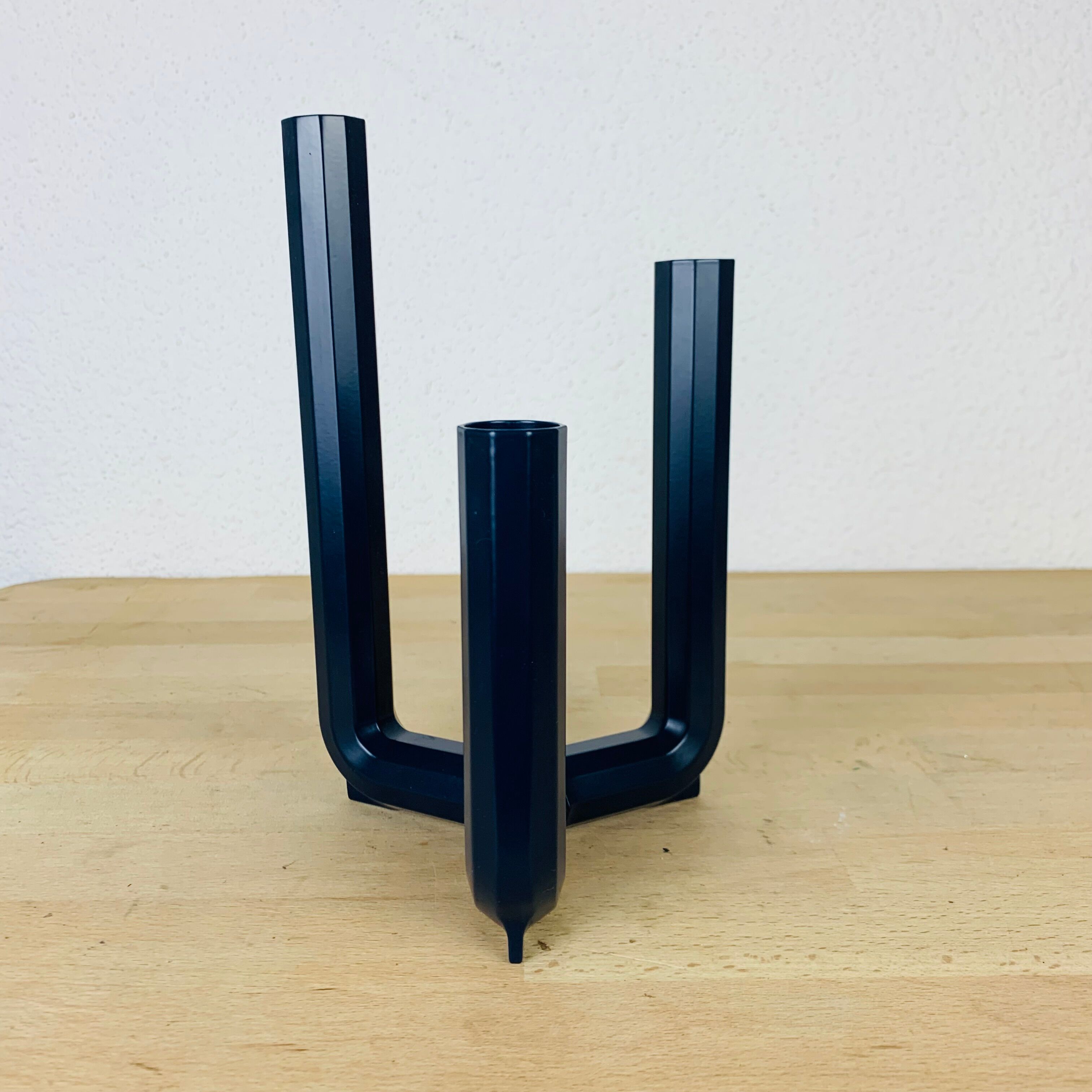 Design candle holder Henrik Preutz, PS 2017, for Ikea metal blue