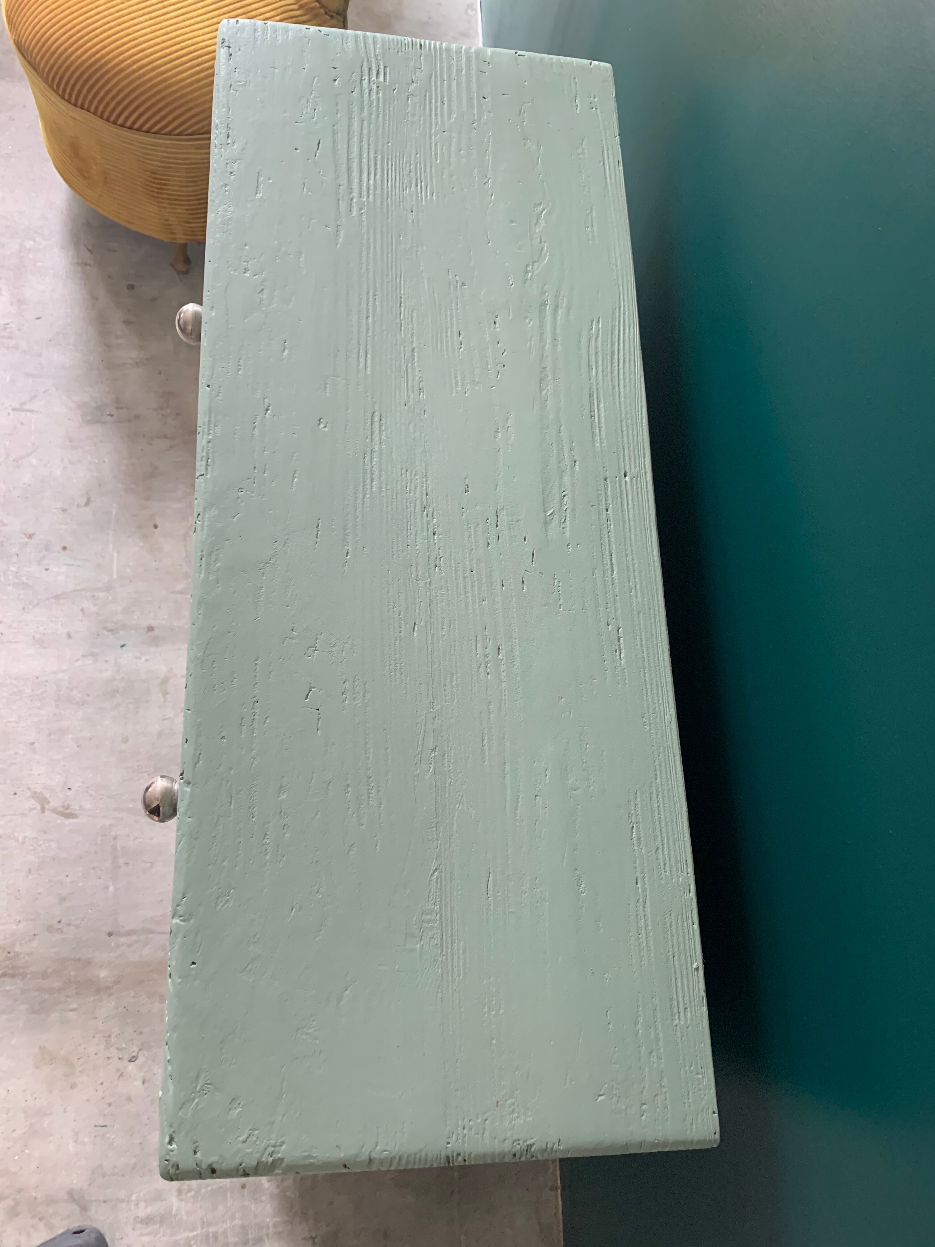 Old green "country" buffet