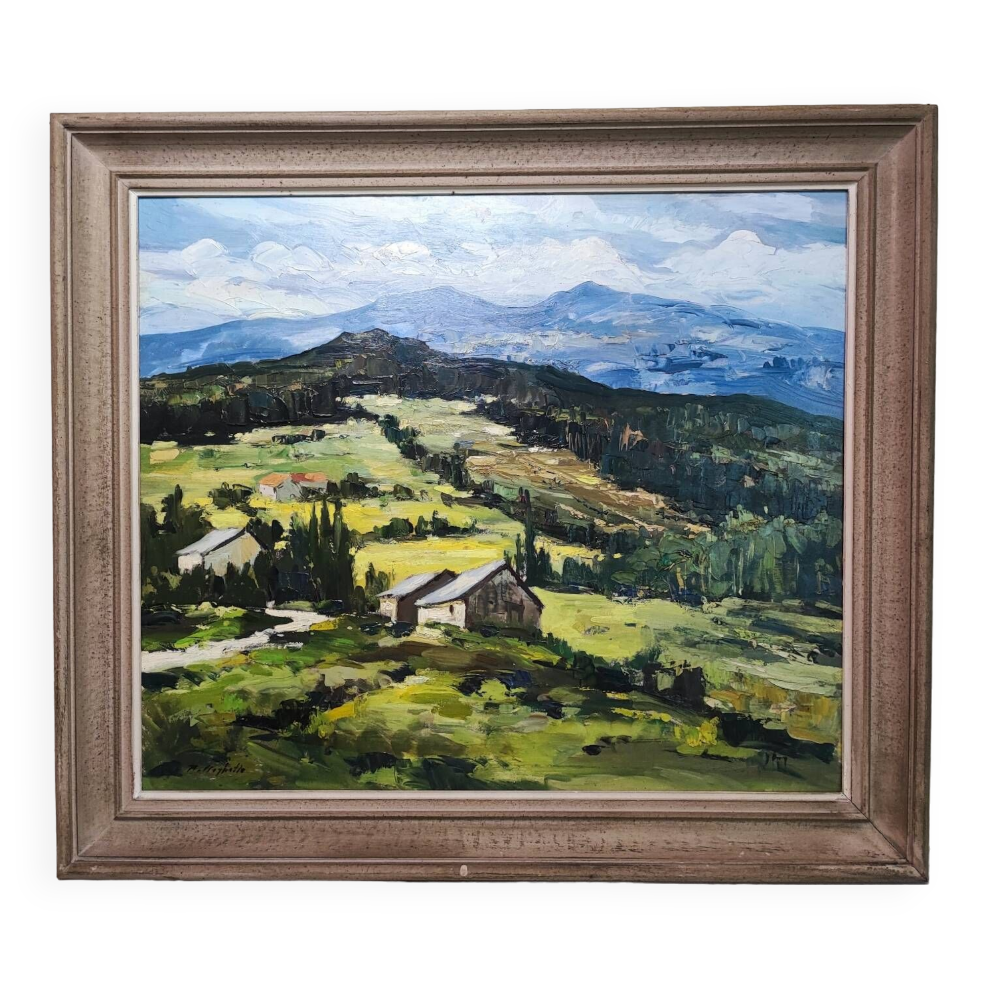 Peinture à l'huile - paysage